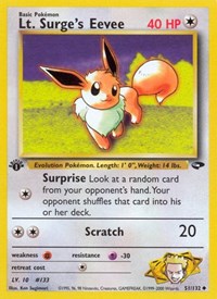 Lt. Surge's Eevee (051/132) [Gym Challenge (Unlimited)]
