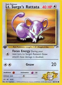 Lt. Surge's Rattata (082/132) [Gym Heroes (Unlimited)]