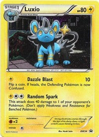 Luxio - BW34 (Cosmos Holo) (BW34) [Black and White Promos]