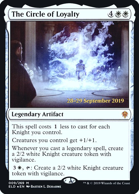 The Circle of Loyalty (9s) [Throne of Eldraine Promos]