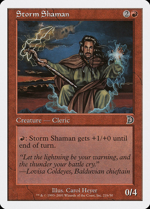 Storm Shaman (21b) [Deckmasters]