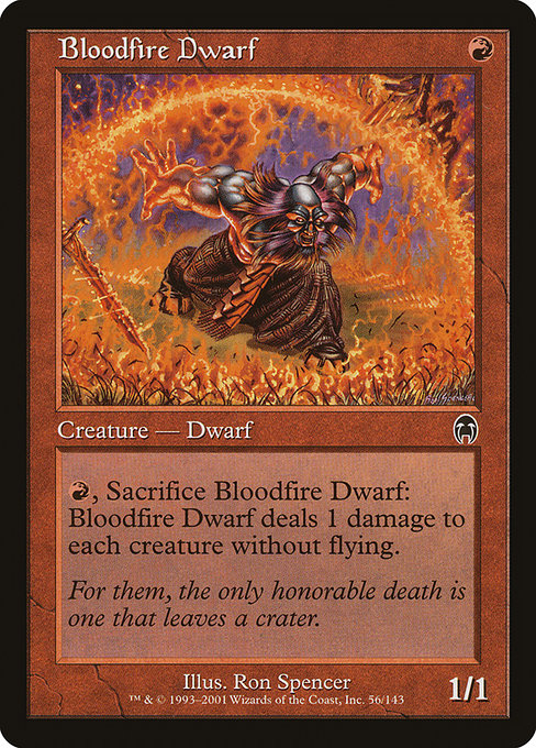 Bloodfire Dwarf (56) [Apocalypse]