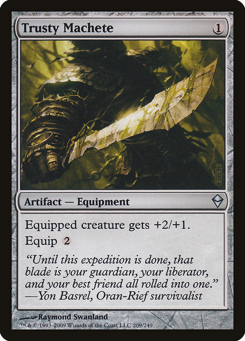 Trusty Machete (209) [Zendikar]