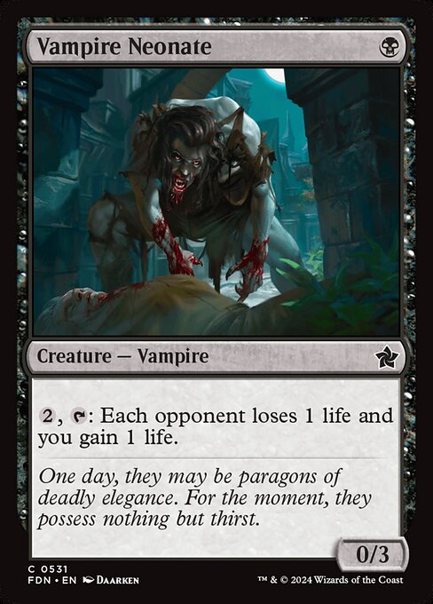 Vampire Neonate (531) [Foundations]