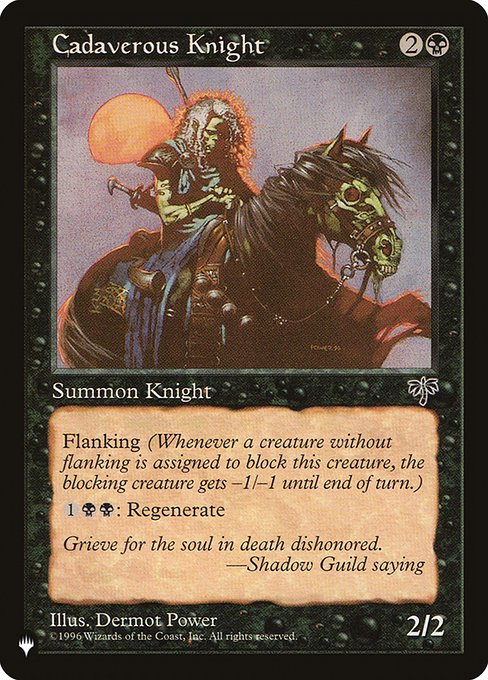 Cadaverous Knight (MIR-110) [The List]