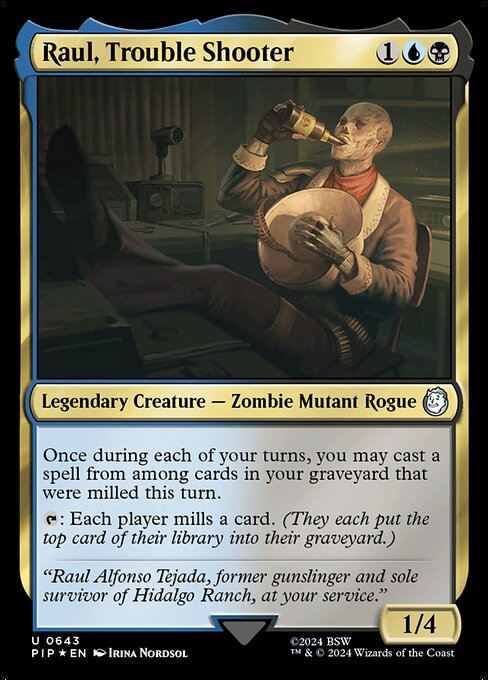 Raul, Trouble Shooter (643) [Fallout]
