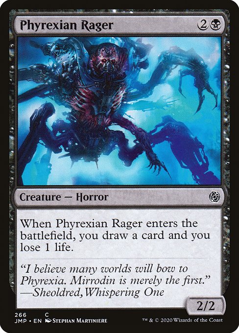 Phyrexian Rager (266) [Jumpstart]