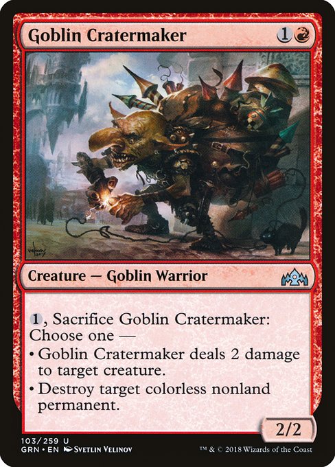 Goblin Cratermaker (103) [Guilds of Ravnica]