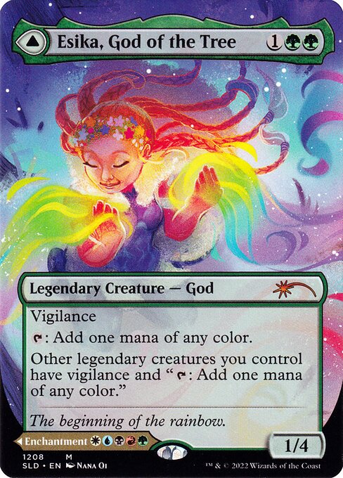 Esika, God of the Tree // The Prismatic Bridge (1208) [Secret Lair Drop] [Borderless]