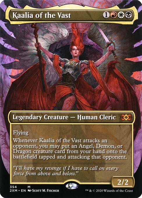 Kaalia of the Vast (354) [Double Masters] [Borderless]
