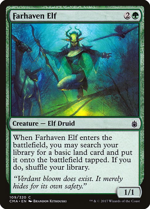 Farhaven Elf (109) [Commander Anthology]