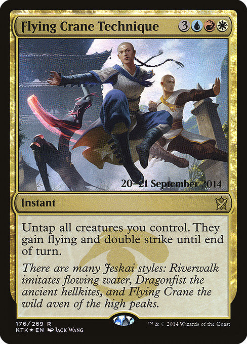 Flying Crane Technique (176s) [Khans of Tarkir Promos]