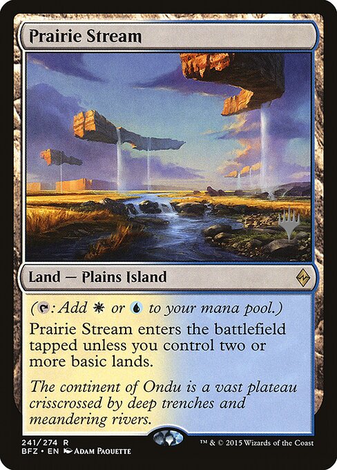 Prairie Stream (241p) [Battle for Zendikar Promos]