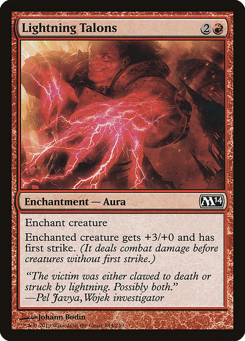 Lightning Talons (144) [Magic 2014]