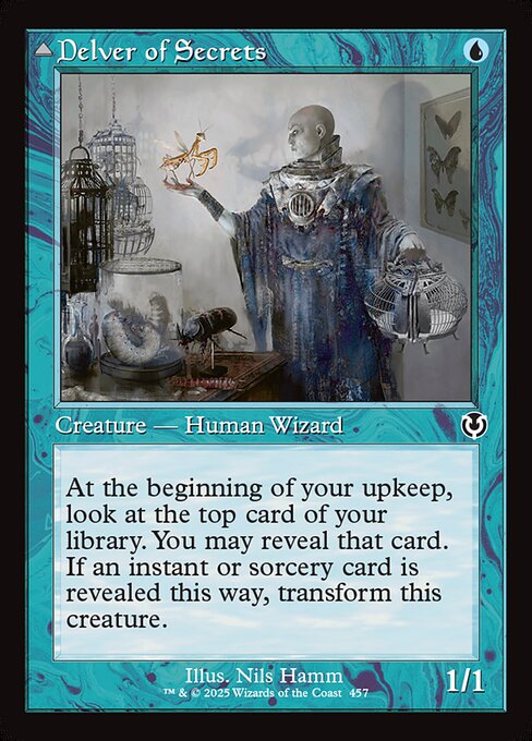 Delver of Secrets // Insectile Aberration (457) [Innistrad Remastered]