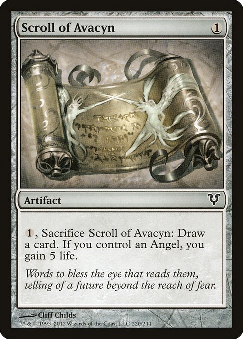 Scroll of Avacyn (220) [Avacyn Restored]