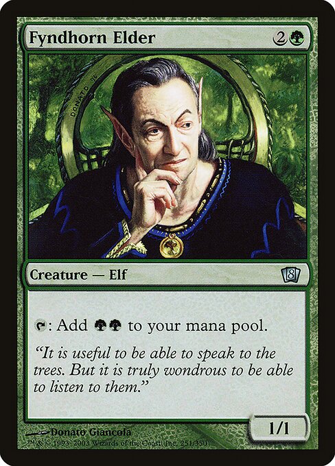 Fyndhorn Elder (251★) [Eighth Edition]