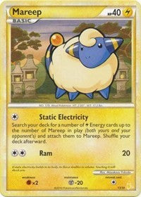 Mareep (#13) (13/30) [HGSS Trainer Kit Gyarados and Raichu]