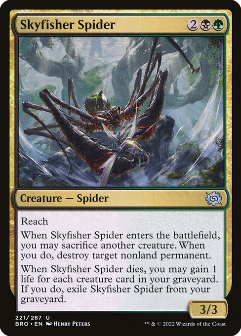 Skyfisher Spider (221) [The Brothers' War]