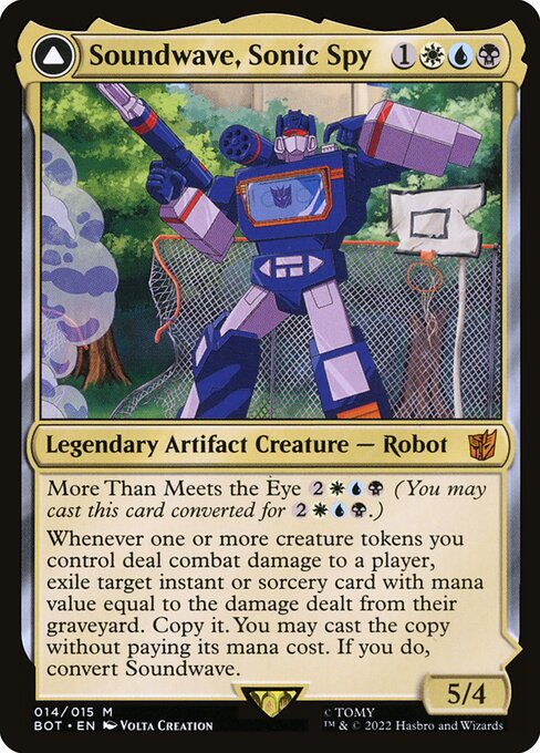 Soundwave, Sonic Spy // Soundwave, Superior Captain (14) [Transformers]