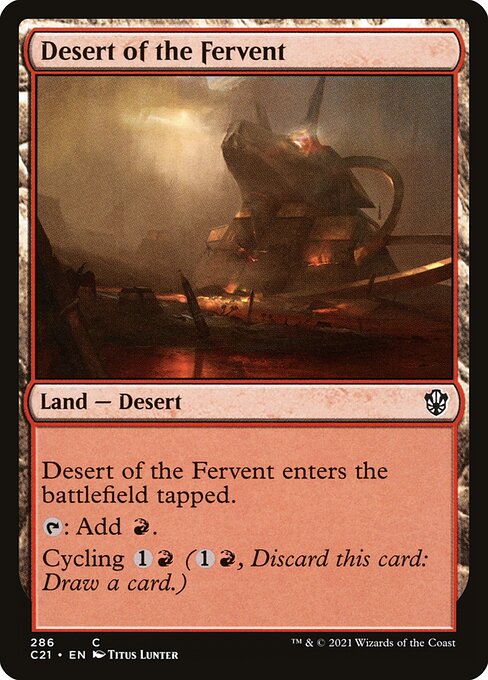 Desert of the Fervent (286) [Commander 2021]