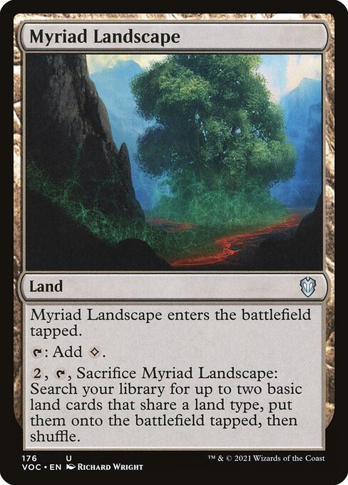 Myriad Landscape (176) [Crimson Vow Commander]