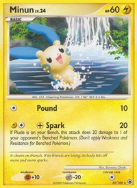 Minun (25/100) [Majestic Dawn]