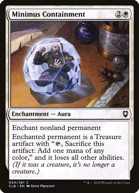 Minimus Containment (34) [Commander Legends: Battle for Baldur's Gate]