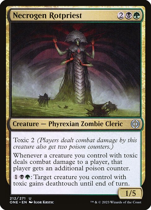 Necrogen Rotpriest (212) [Phyrexia: All Will Be One]