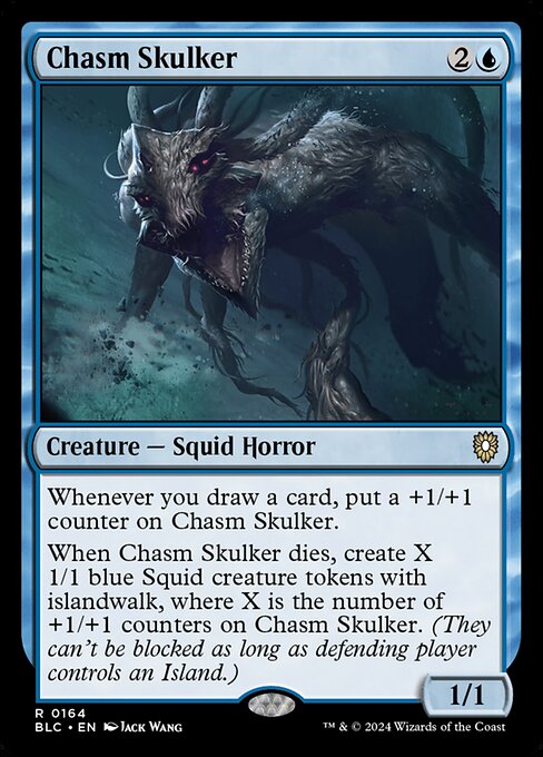 Chasm Skulker (164) [Bloomburrow Commander]