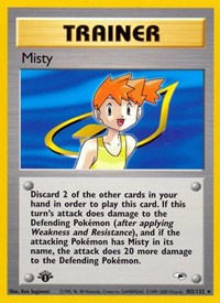 Misty (102) (102/132) [Gym Heroes (Unlimited)]