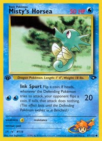 Misty's Horsea (087/132) [Gym Challenge (Unlimited)]