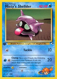 Misty's Shellder (089/132) [Gym Heroes (Unlimited)]