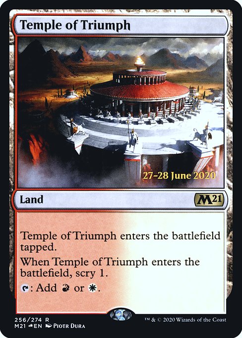 Temple of Triumph (256s) [Core Set 2021 Promos]