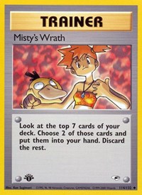Misty's Wrath (114/132) [Gym Heroes (Unlimited)]