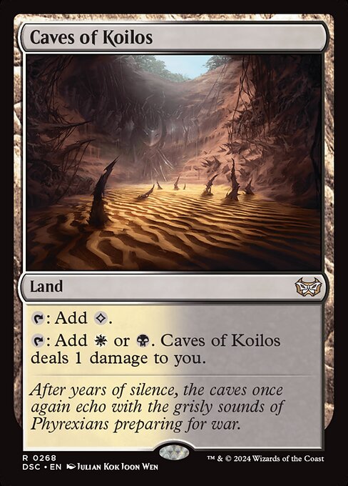 Caves of Koilos (268) [Duskmourn: House of Horror Commander]
