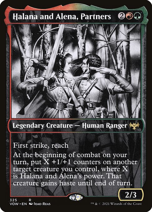 Halana and Alena, Partners (325) [Innistrad: Crimson Vow] [Showcase]