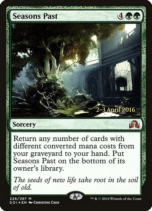 Seasons Past (226s) [Shadows over Innistrad Promos]