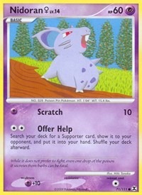 Nidoran F (71/111) [Rising Rivals]