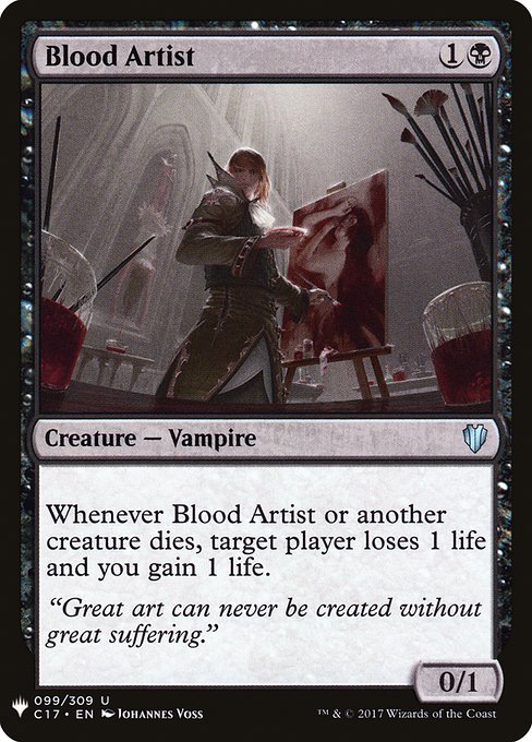 Blood Artist (C17-99) [The List]