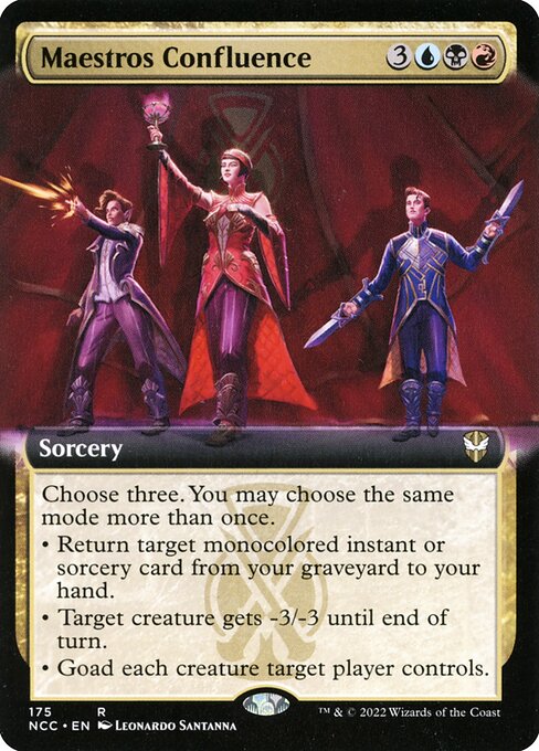 Maestros Confluence (175) [New Capenna Commander] [Extended Art]
