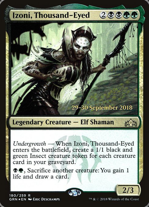 Izoni, Thousand-Eyed (180s) [Guilds of Ravnica Promos]