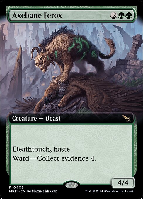 Axebane Ferox (409) [Murders at Karlov Manor] [Extended Art]