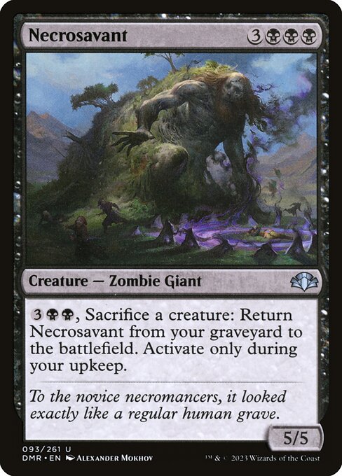 Necrosavant (93) [Dominaria Remastered]