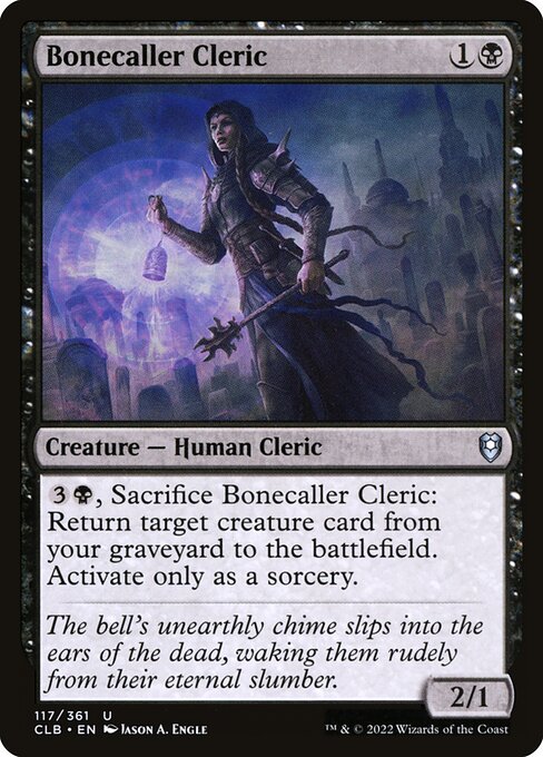 Bonecaller Cleric (117) [Commander Legends: Battle for Baldur's Gate]