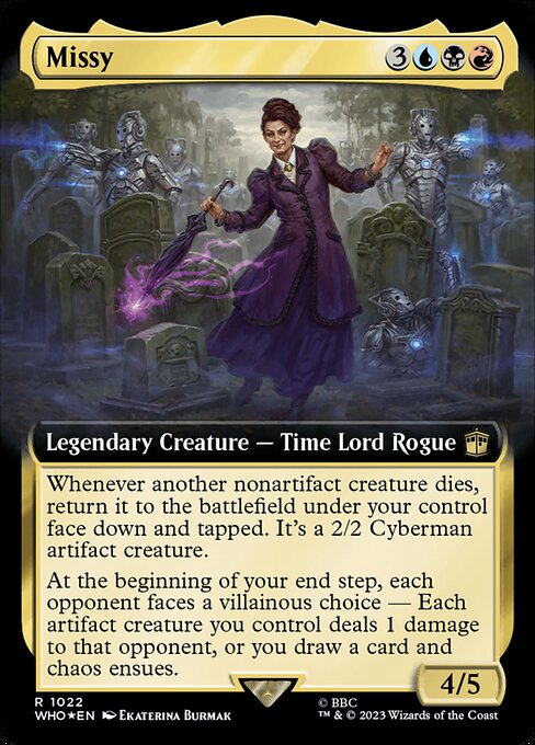 Missy (1022) [Doctor Who] [Extended Art]