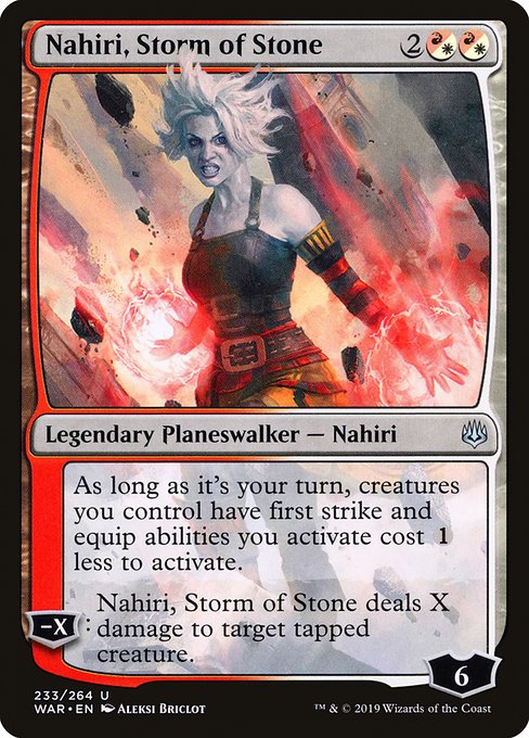 Nahiri, Storm of Stone (233) [War of the Spark]