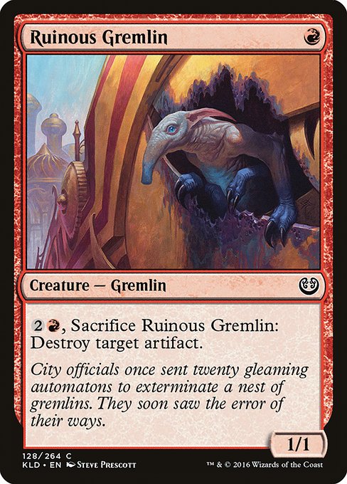 Ruinous Gremlin (128) [Kaladesh]
