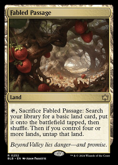 Fabled Passage (252) [Bloomburrow]
