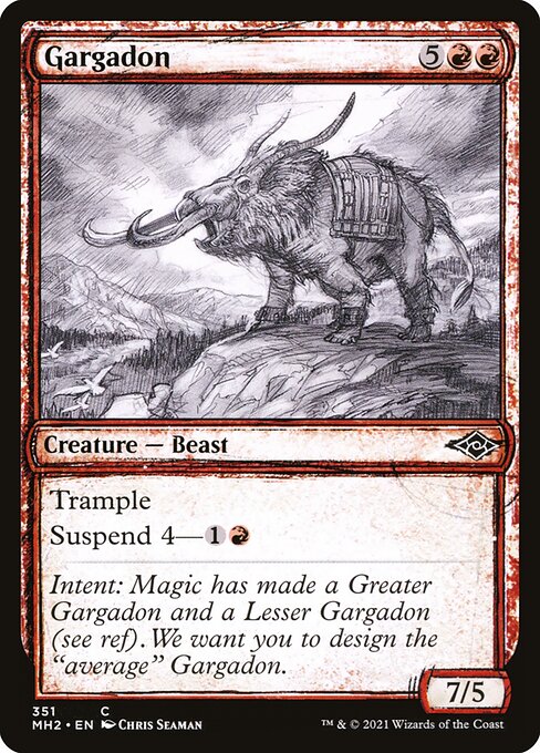 Gargadon (351) [Modern Horizons 2] [Showcase]